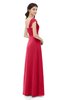 ColsBM Aspen Lollipop Bridesmaid Dresses Off The Shoulder Elegant Short Sleeve Floor Length A-line Ruching