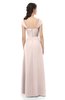ColsBM Aspen Silver Peony Bridesmaid Dresses Off The Shoulder Elegant Short Sleeve Floor Length A-line Ruching