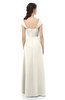 ColsBM Aspen Whisper White Bridesmaid Dresses Off The Shoulder Elegant Short Sleeve Floor Length A-line Ruching