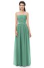ColsBM Esme Beryl Green Bridesmaid Dresses Zip up A-line Floor Length Sleeveless Simple Sweetheart