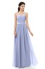 ColsBM Esme Blue Heron Bridesmaid Dresses Zip up A-line Floor Length Sleeveless Simple Sweetheart