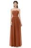 ColsBM Esme Bombay Brown Bridesmaid Dresses Zip up A-line Floor Length Sleeveless Simple Sweetheart