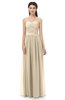 ColsBM Esme Champagne Bridesmaid Dresses Zip up A-line Floor Length Sleeveless Simple Sweetheart
