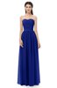 ColsBM Esme Electric Blue Bridesmaid Dresses Zip up A-line Floor Length Sleeveless Simple Sweetheart