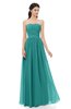 ColsBM Esme Emerald Green Bridesmaid Dresses Zip up A-line Floor Length Sleeveless Simple Sweetheart
