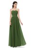 ColsBM Esme Garden Green Bridesmaid Dresses Zip up A-line Floor Length Sleeveless Simple Sweetheart