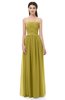 ColsBM Esme Golden Olive Bridesmaid Dresses Zip up A-line Floor Length Sleeveless Simple Sweetheart