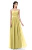 ColsBM Esme Misted Yellow Bridesmaid Dresses Zip up A-line Floor Length Sleeveless Simple Sweetheart