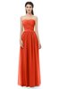 ColsBM Esme Persimmon Bridesmaid Dresses Zip up A-line Floor Length Sleeveless Simple Sweetheart