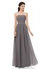 ColsBM Esme Ridge Grey Bridesmaid Dresses Zip up A-line Floor Length Sleeveless Simple Sweetheart