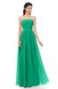 ColsBM Esme Sea Green Bridesmaid Dresses Zip up A-line Floor Length Sleeveless Simple Sweetheart