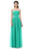 ColsBM Esme Viridian Green Bridesmaid Dresses Zip up A-line Floor Length Sleeveless Simple Sweetheart