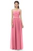 ColsBM Esme Watermelon Bridesmaid Dresses Zip up A-line Floor Length Sleeveless Simple Sweetheart