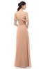 ColsBM Sylvia Almost Apricot Bridesmaid Dresses Mature Floor Length Sweetheart Ruching A-line Zip up