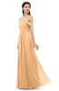 ColsBM Sylvia Apricot Bridesmaid Dresses Mature Floor Length Sweetheart Ruching A-line Zip up