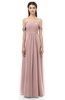 ColsBM Sylvia Blush Pink Bridesmaid Dresses Mature Floor Length Sweetheart Ruching A-line Zip up