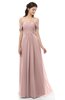 ColsBM Sylvia Bridal Rose Bridesmaid Dresses Mature Floor Length Sweetheart Ruching A-line Zip up