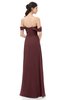 ColsBM Sylvia Burgundy Bridesmaid Dresses Mature Floor Length Sweetheart Ruching A-line Zip up