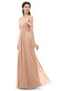 ColsBM Sylvia Burnt Orange Bridesmaid Dresses Mature Floor Length Sweetheart Ruching A-line Zip up