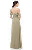 ColsBM Sylvia Candied Ginger Bridesmaid Dresses Mature Floor Length Sweetheart Ruching A-line Zip up