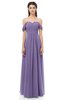 ColsBM Sylvia Chalk Violet Bridesmaid Dresses Mature Floor Length Sweetheart Ruching A-line Zip up