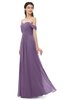 ColsBM Sylvia Chinese Violet Bridesmaid Dresses Mature Floor Length Sweetheart Ruching A-line Zip up