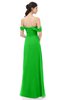 ColsBM Sylvia Classic Green Bridesmaid Dresses Mature Floor Length Sweetheart Ruching A-line Zip up