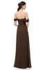 ColsBM Sylvia Copper Bridesmaid Dresses Mature Floor Length Sweetheart Ruching A-line Zip up