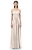 ColsBM Sylvia Cream Pink Bridesmaid Dresses Mature Floor Length Sweetheart Ruching A-line Zip up