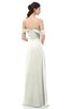 ColsBM Sylvia Cream Bridesmaid Dresses Mature Floor Length Sweetheart Ruching A-line Zip up
