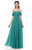 ColsBM Sylvia Emerald Green Bridesmaid Dresses Mature Floor Length Sweetheart Ruching A-line Zip up