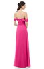 ColsBM Sylvia Fandango Pink Bridesmaid Dresses Mature Floor Length Sweetheart Ruching A-line Zip up