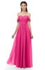 ColsBM Sylvia Fandango Pink Bridesmaid Dresses Mature Floor Length Sweetheart Ruching A-line Zip up