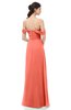 ColsBM Sylvia Fusion Coral Bridesmaid Dresses Mature Floor Length Sweetheart Ruching A-line Zip up