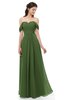 ColsBM Sylvia Garden Green Bridesmaid Dresses Mature Floor Length Sweetheart Ruching A-line Zip up