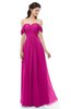 ColsBM Sylvia Hot Pink Bridesmaid Dresses Mature Floor Length Sweetheart Ruching A-line Zip up