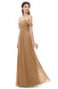 ColsBM Sylvia Light Brown Bridesmaid Dresses Mature Floor Length Sweetheart Ruching A-line Zip up