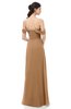 ColsBM Sylvia Light Brown Bridesmaid Dresses Mature Floor Length Sweetheart Ruching A-line Zip up