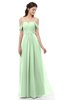 ColsBM Sylvia Light Green Bridesmaid Dresses Mature Floor Length Sweetheart Ruching A-line Zip up