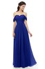 ColsBM Sylvia Nautical Blue Bridesmaid Dresses Mature Floor Length Sweetheart Ruching A-line Zip up