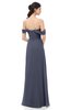 ColsBM Sylvia Nightshadow Blue Bridesmaid Dresses Mature Floor Length Sweetheart Ruching A-line Zip up