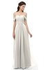 ColsBM Sylvia Off White Bridesmaid Dresses Mature Floor Length Sweetheart Ruching A-line Zip up