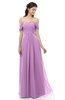 ColsBM Sylvia Orchid Bridesmaid Dresses Mature Floor Length Sweetheart Ruching A-line Zip up
