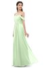ColsBM Sylvia Pale Green Bridesmaid Dresses Mature Floor Length Sweetheart Ruching A-line Zip up