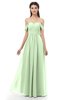 ColsBM Sylvia Pale Green Bridesmaid Dresses Mature Floor Length Sweetheart Ruching A-line Zip up