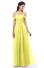 ColsBM Sylvia Pale Yellow Bridesmaid Dresses Mature Floor Length Sweetheart Ruching A-line Zip up