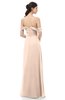 ColsBM Sylvia Peach Puree Bridesmaid Dresses Mature Floor Length Sweetheart Ruching A-line Zip up
