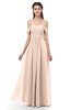 ColsBM Sylvia Peach Puree Bridesmaid Dresses Mature Floor Length Sweetheart Ruching A-line Zip up