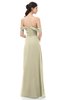ColsBM Sylvia Putty Bridesmaid Dresses Mature Floor Length Sweetheart Ruching A-line Zip up