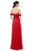 ColsBM Sylvia Red Bridesmaid Dresses Mature Floor Length Sweetheart Ruching A-line Zip up